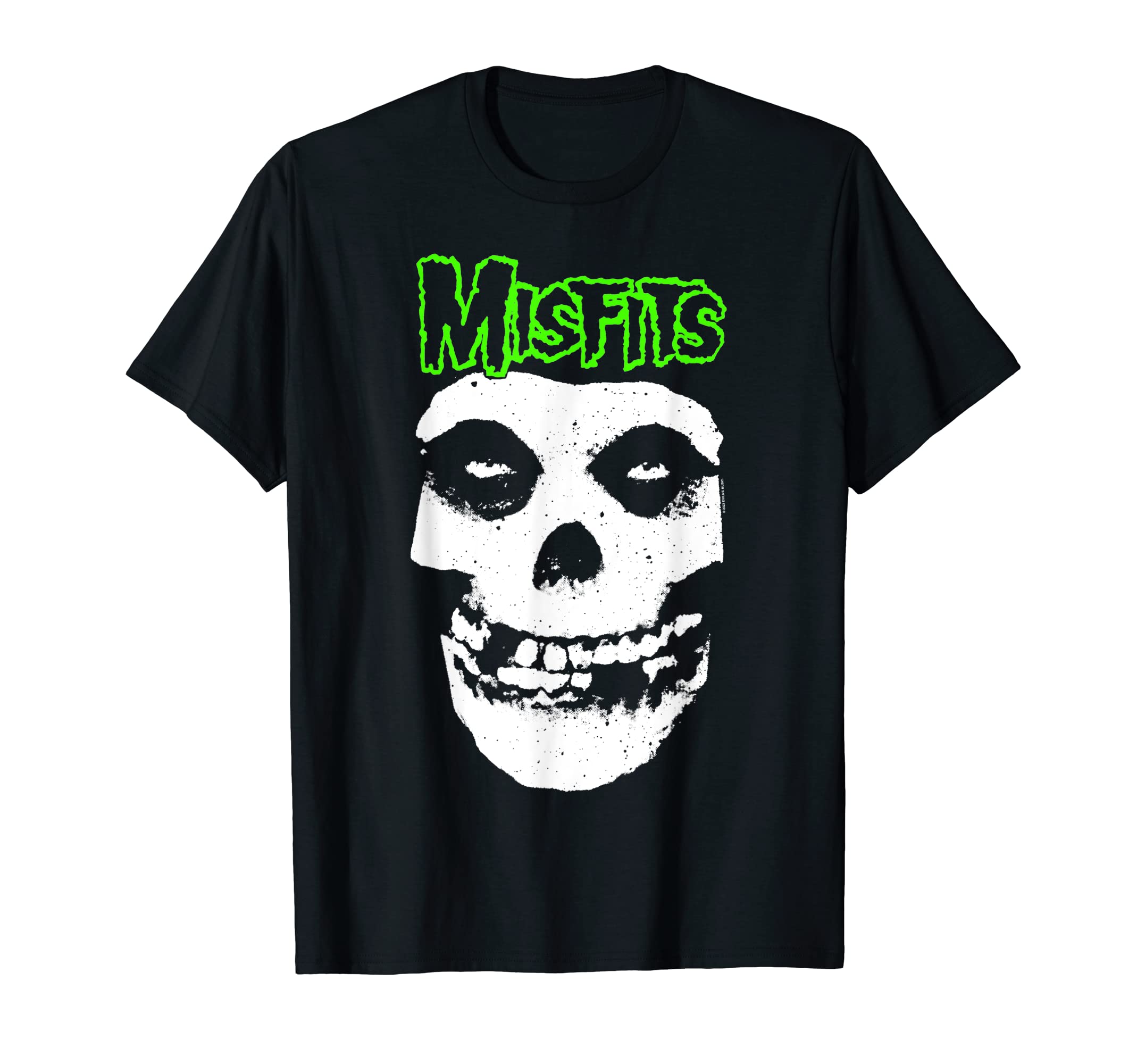 Misfits - Green Skull Logo T-Shirt