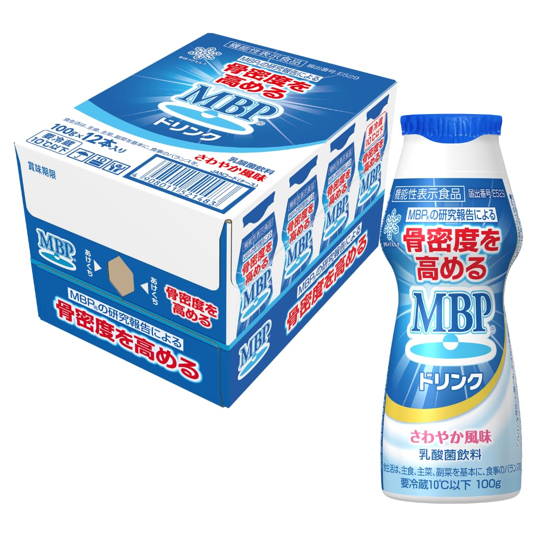 Amazon.co.jp: [冷蔵]雪印メグミルク MBP ドリンク100g×12本 骨密度を