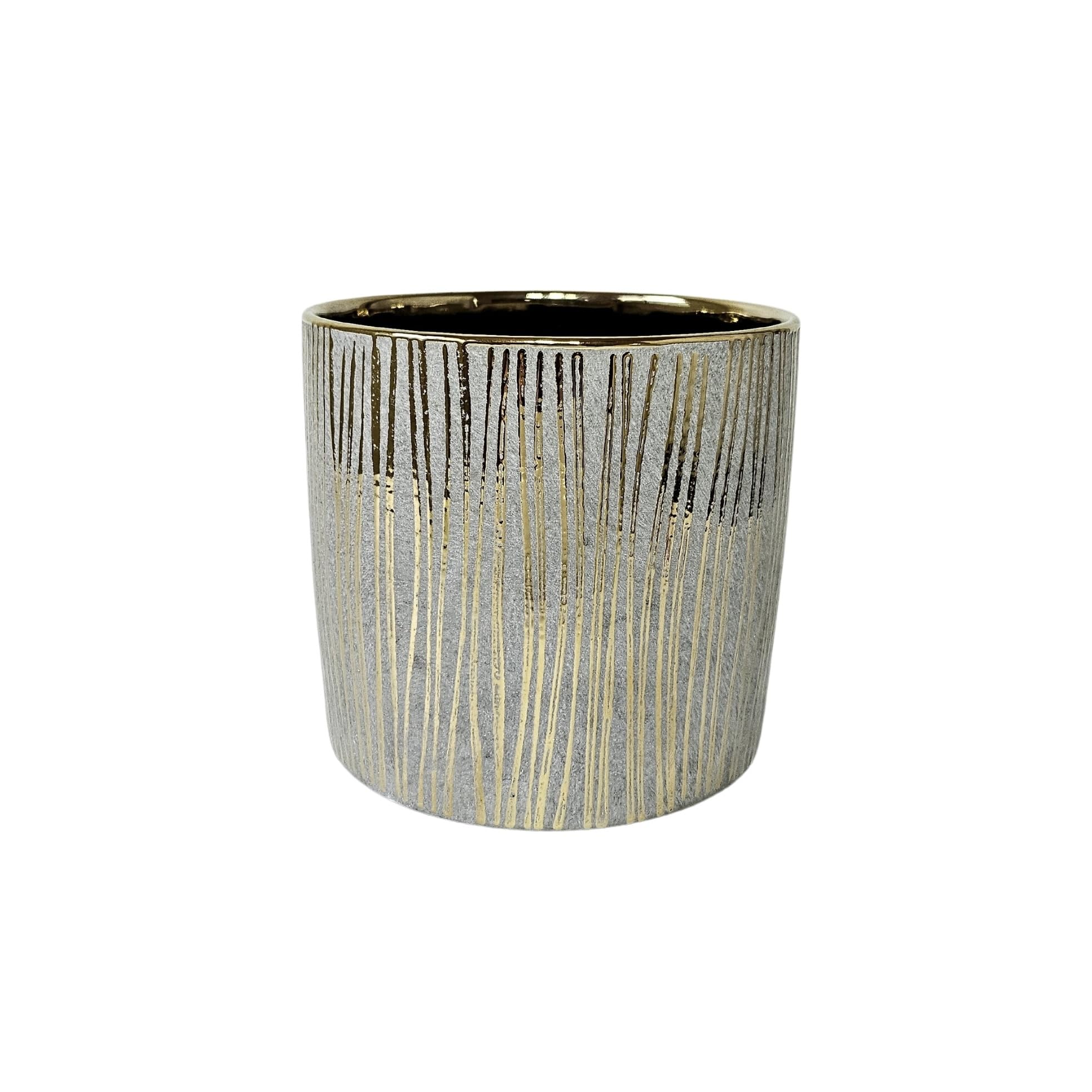 Fox & Fern Ceramic Flower Pot - 5 Inch -15