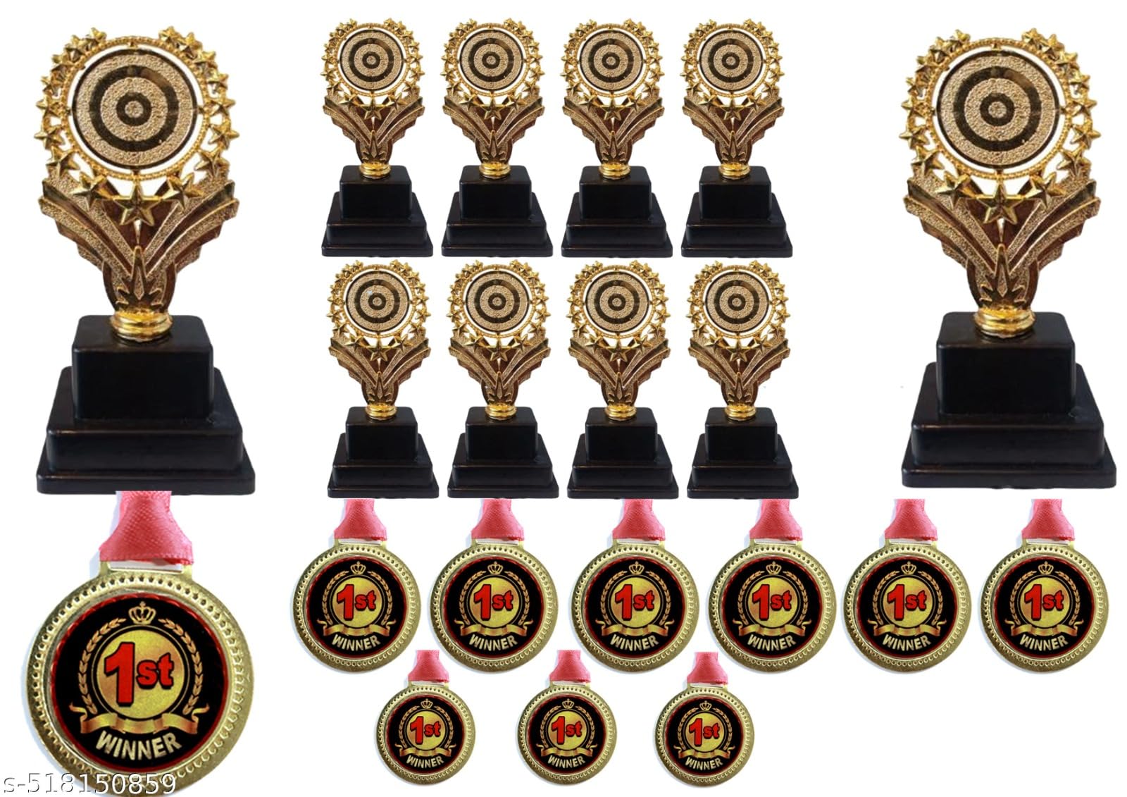 Pack of 10 tropies and Medal-picture-22