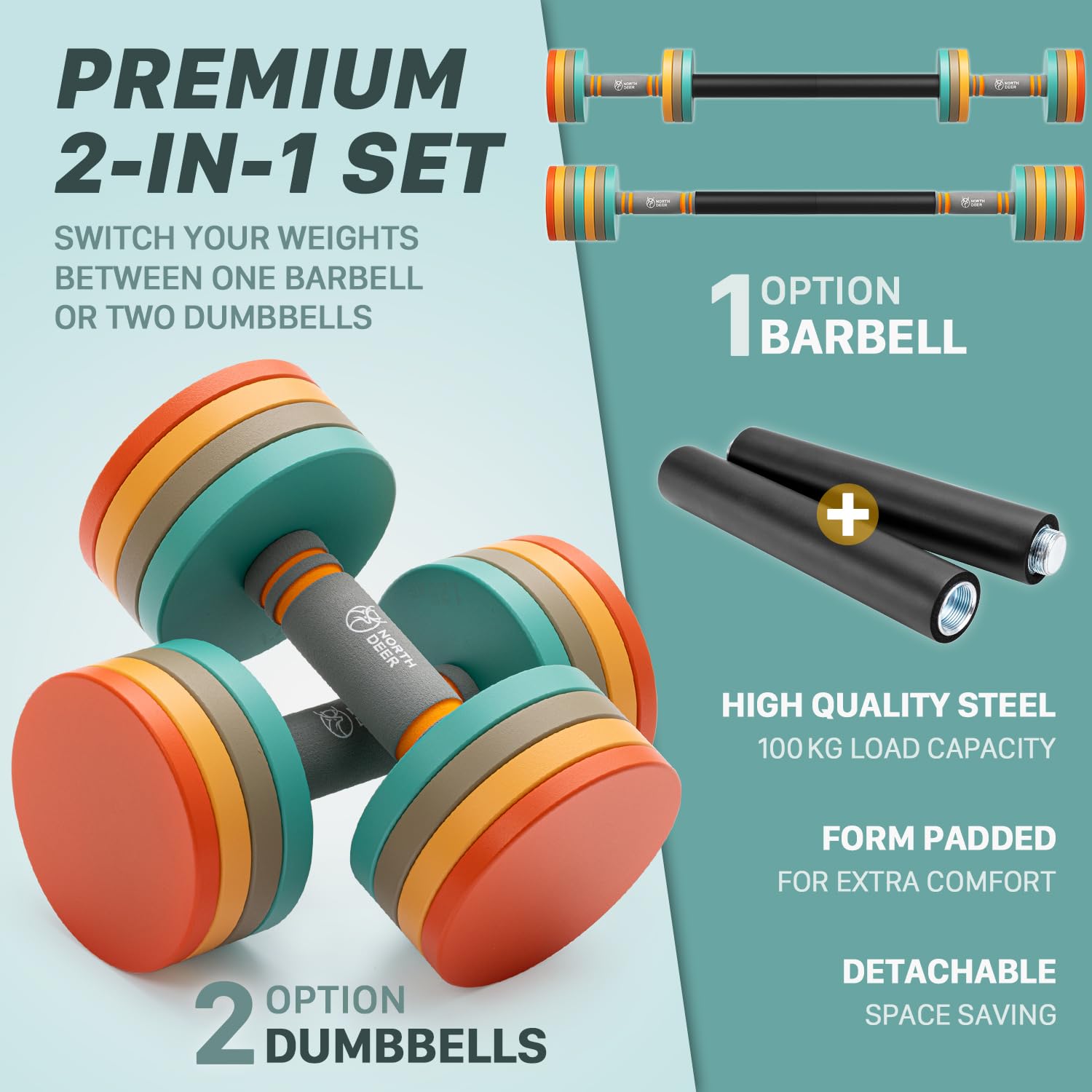 Libras Walmart Juego De Mancuernas Ajustables, Par De 10 Libras (5