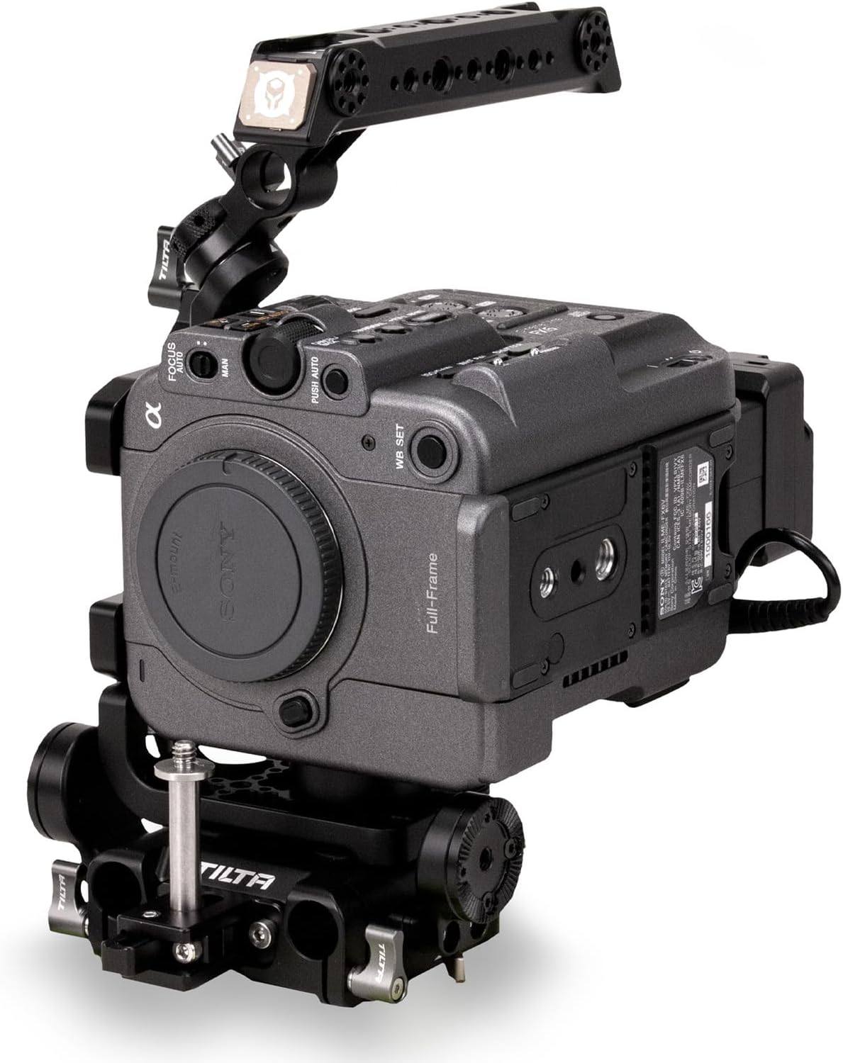 Tilta Camera Cage Compatible with Sony FX6 - Vertical Mounting Kit - Gold Mount | ES-T20-C-AB
