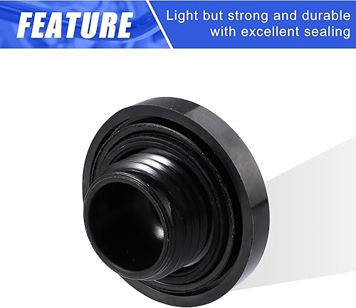 Miniatura 4 de X AUTOHAUX Tapa del depósito de combustible del motor, tapa de tapón de llenado de gasóleo, reemplazo 15610-P5G-000 para Honda Accord 2008-2013 para