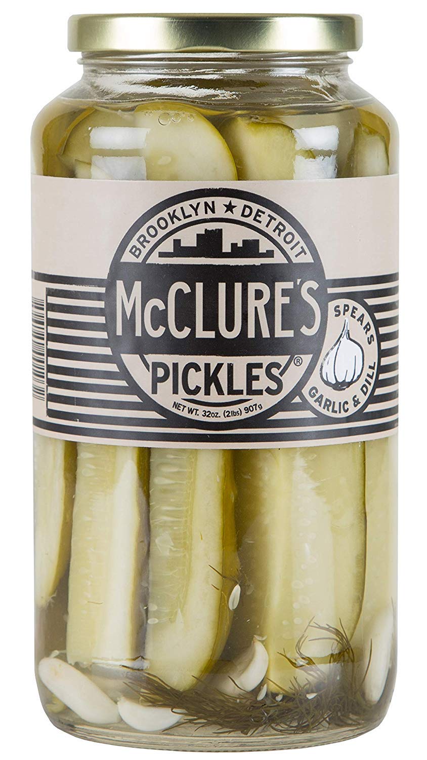 McClure's Garlic Dill Pickles, 32 oz