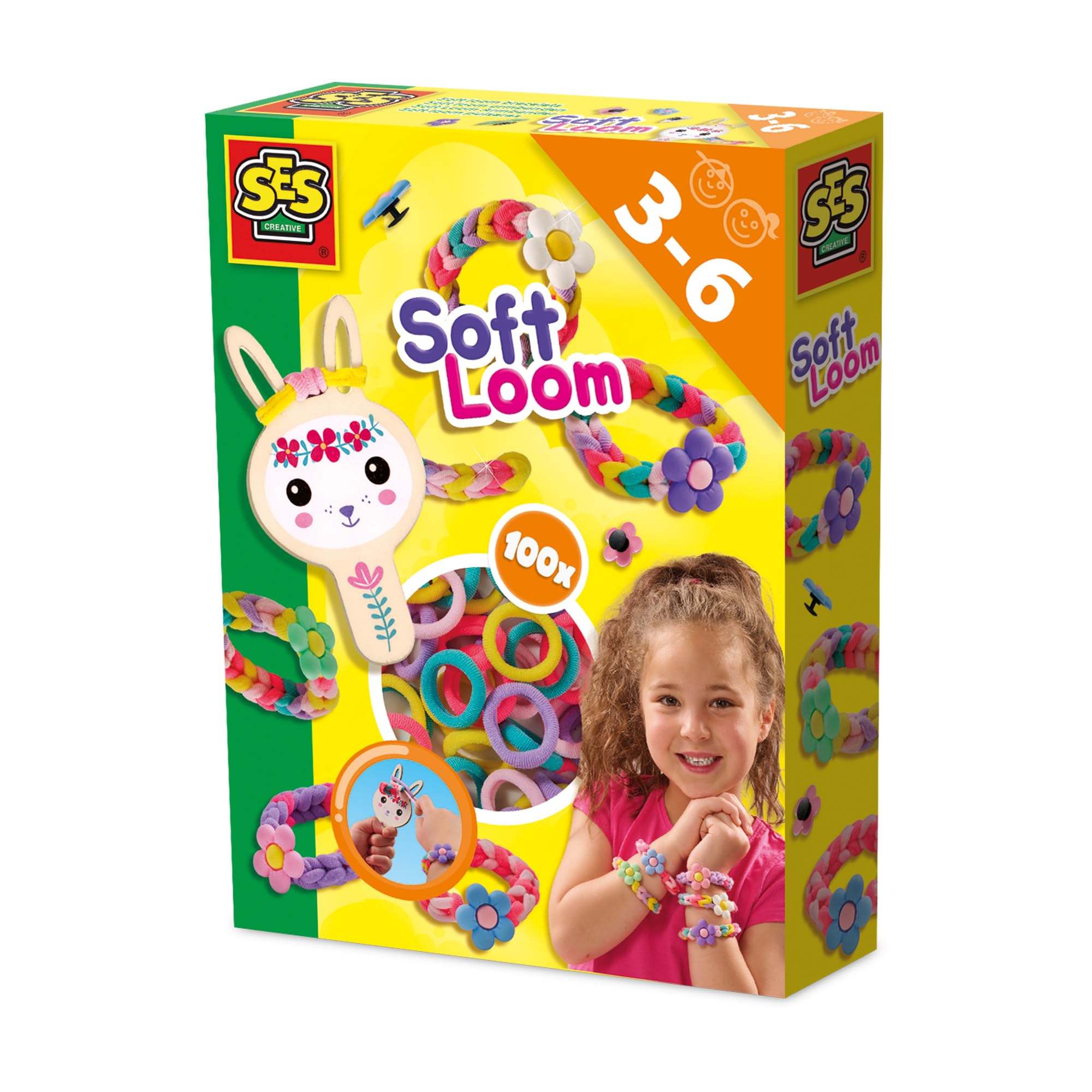 Ses Creative Pink Soft Loom Bracelets - 1 - Na