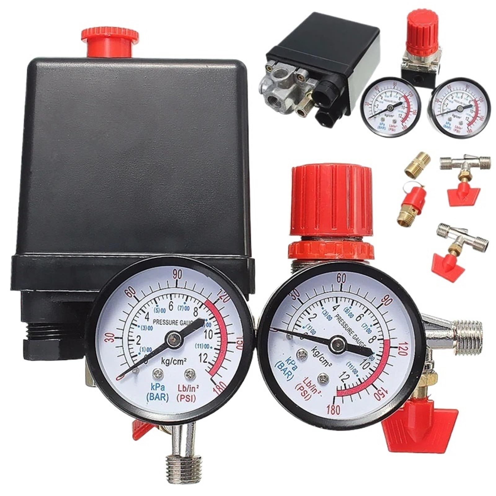 Compresseur d'air pressostat 175psi interrupteur régulateur pneumatique