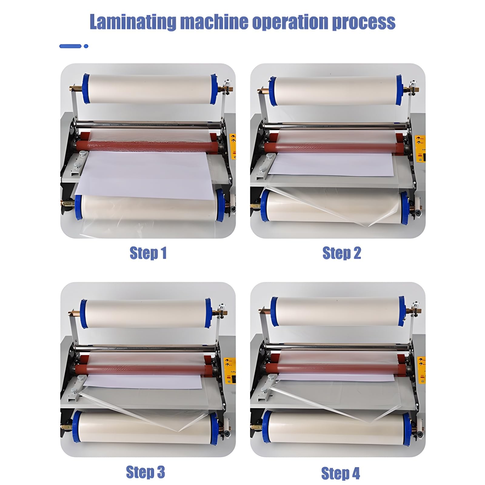 Macchina in laminazione, laminatore a rullo freddo caldo, macchina in laminatoio singolo e doppio lato, laminatotore di carta rapida 3 minuti per ufficio scolastico, foto, carte, laminatore termico