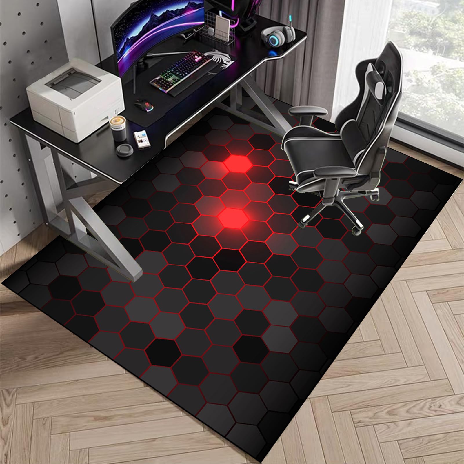 Computer Gaming Chair Mat, Color3, 100 x 120 cm - Image 3