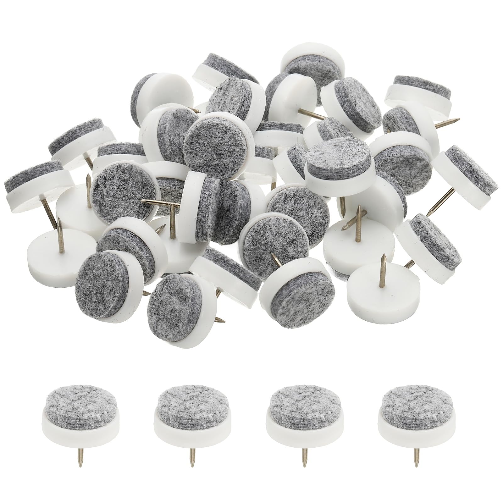 PATIKIL 24 mm Nail-on Felt Pads
