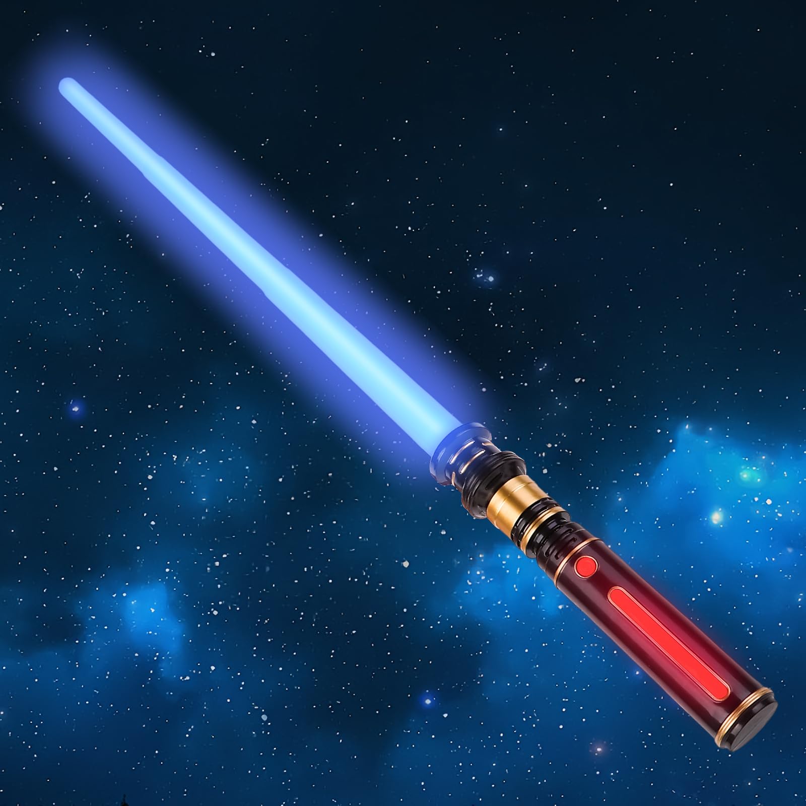 Light Up Sabers, Light up Sword for Kids with FX Sound, Expandable Light Up Saber for Cosplay Halloween Dress Up Parties Birthday Christmas (Blue)