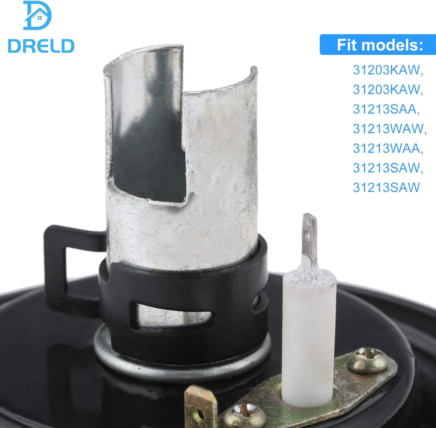 3412D024-09 Gas Range Sealed Burner Head with Igniter, Replace 12500050 3412D018-09 74003963, Replacement for Magic Chef, Maytag, Whirlpool, Kitchen Aid, Kenmore (Pack of 4)