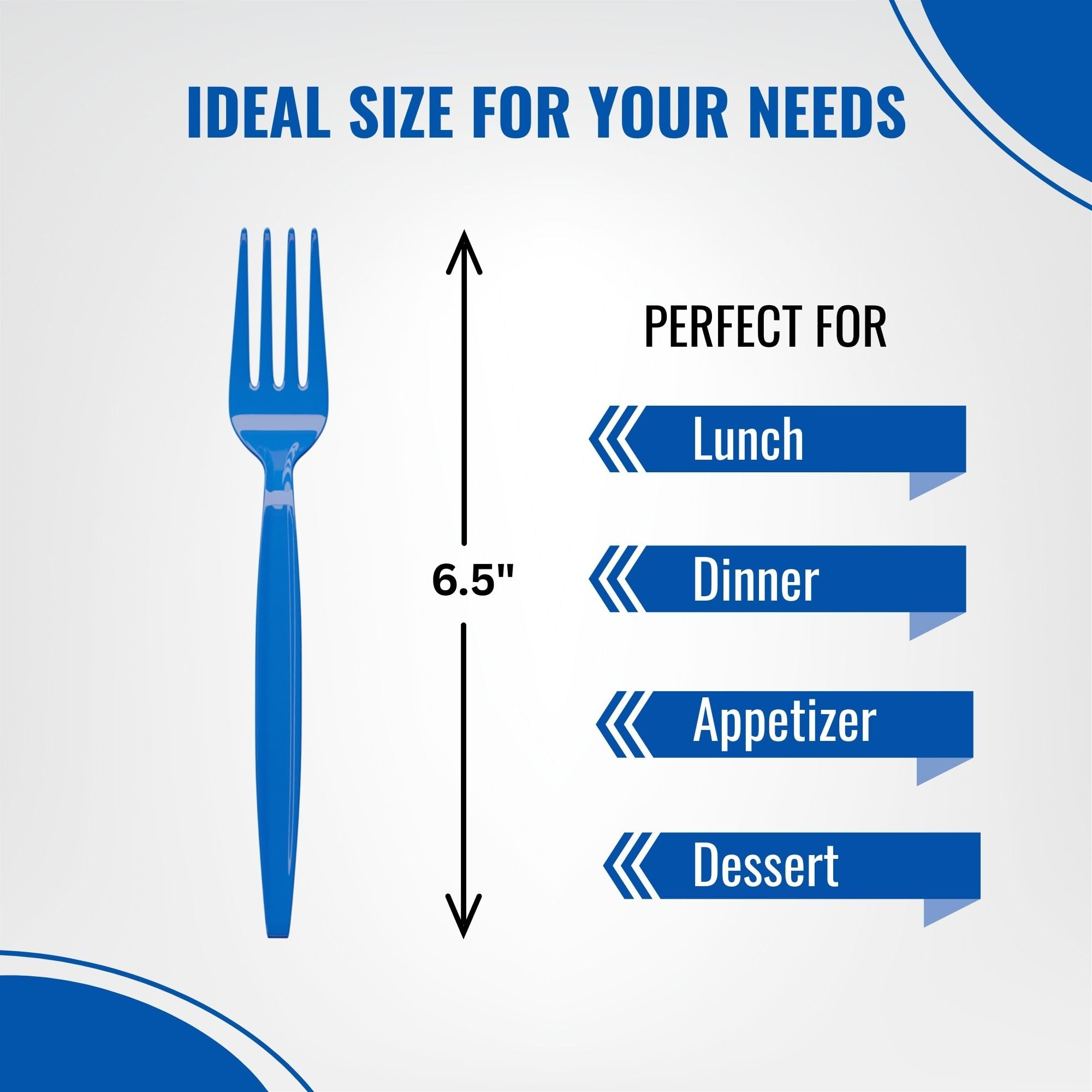 Amazon.co.jp: Blue Orchards プラスチックフォーク (50本