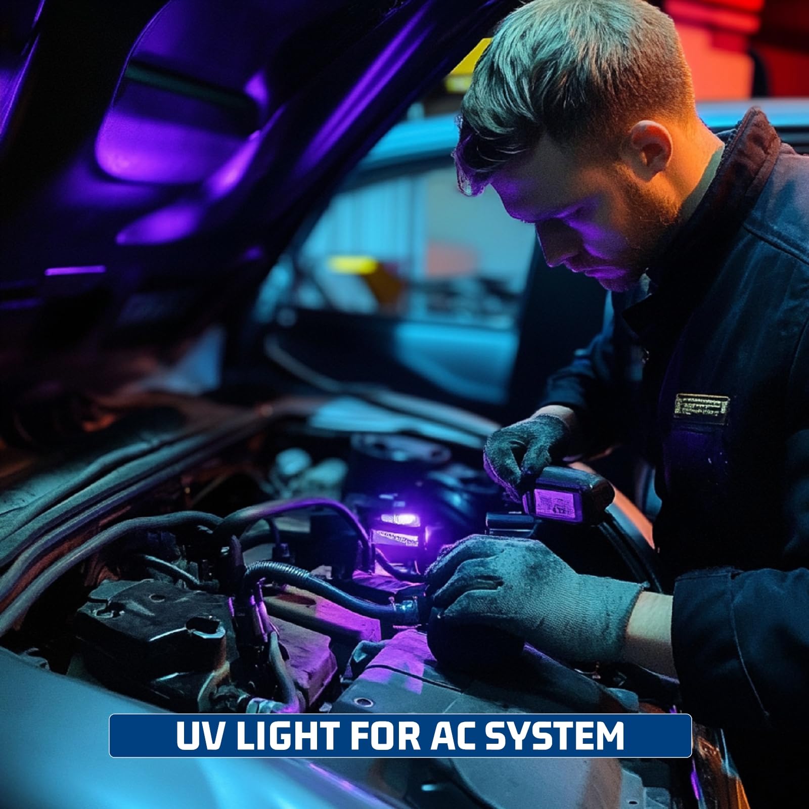 LUMENSHOOTER Linterna UV recargable S3U con luz negra | 385 NM, curado de resina, detección de orina y escorpión de mascotas, caza de rocas y minerales, potente mano