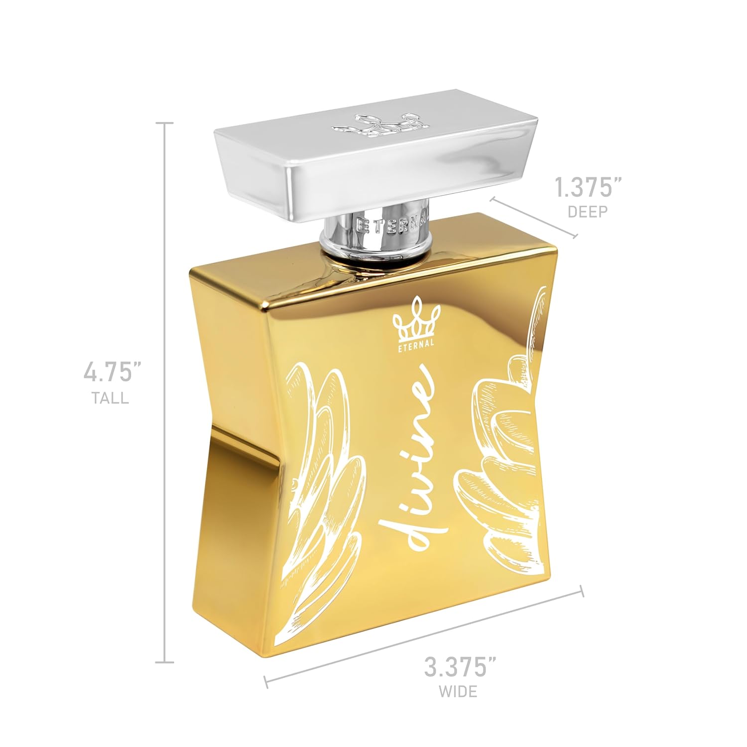 Eternal Divine - Inspired by Designer Fruity Jasmine Perfume - 3.4 oz (100ml) - EDP - Long-lasting - Vegan - Clean Ingredients - Perfume Spray for Women - 2000 sprays per bottle image 8 of 9 B0DQWR9HZ7