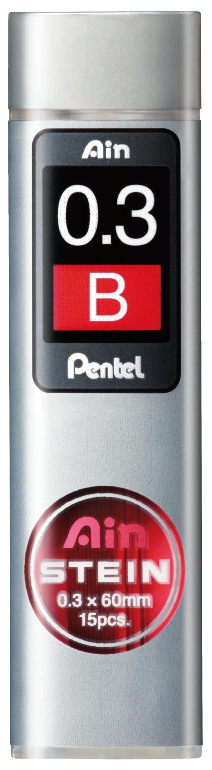 Pentel 0.3 B Ain Stein Refill Leads (Pack of 12)
