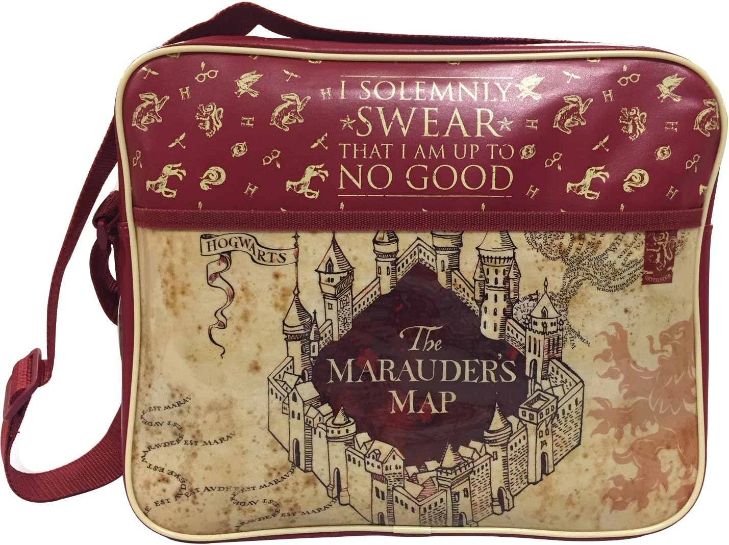 Harry Potter Marauder's Map Messenger Bag School Cross Body Bag