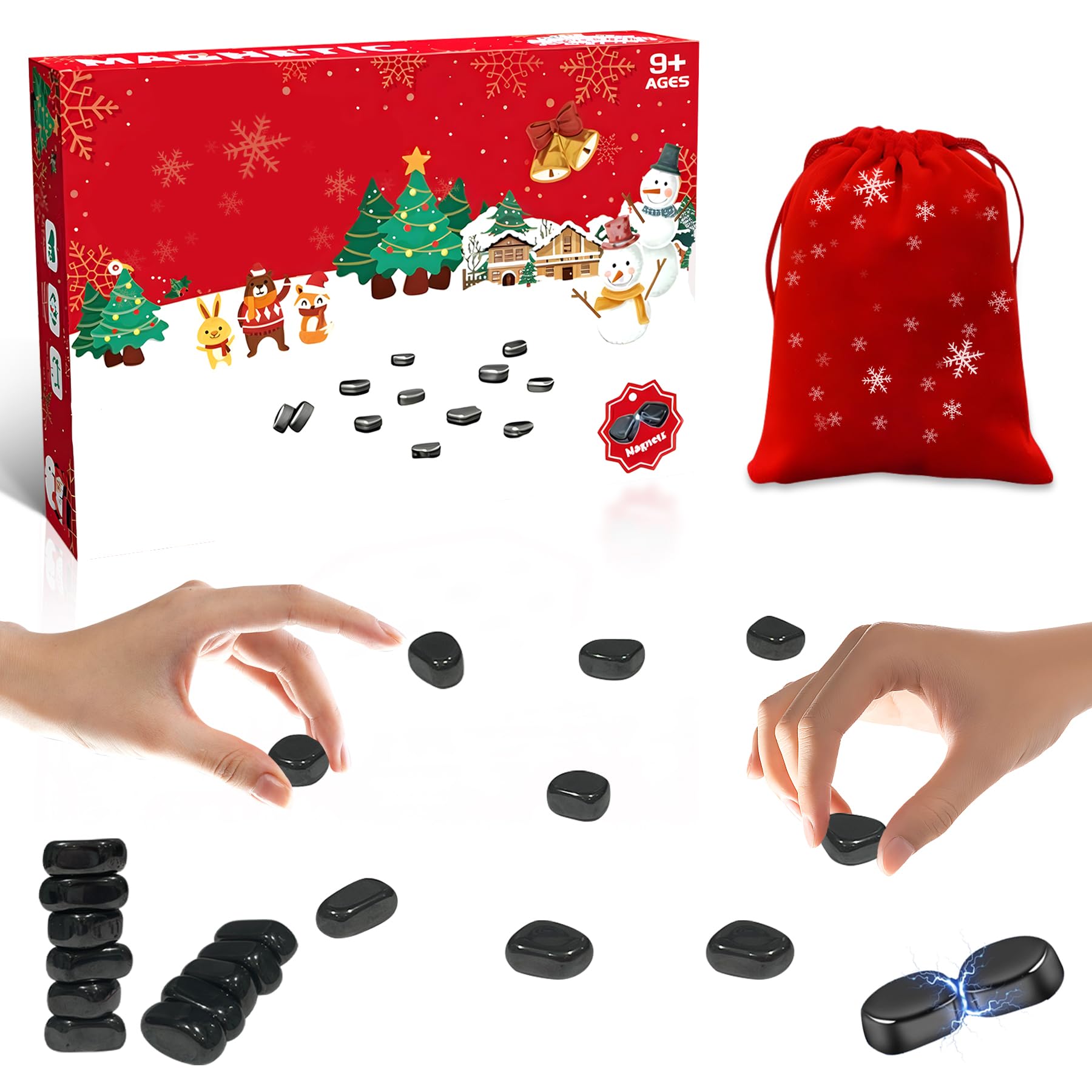 20 Pcs Christmas Magnetic Chess Game Magnetic Chess Game Stones |  Desertcart Seychelles