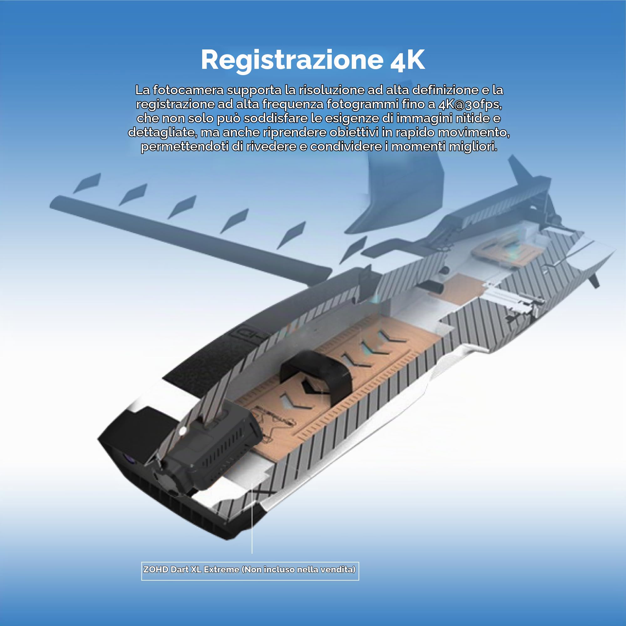 RunCam 6 4 K FPV Action Camera Mini HD Video Cam con EIS & GyroFlow HDMI PWM supporta per RC aereo razzo RC Auto FPV Drone Airsoft Sport Outdoor Opzione 1