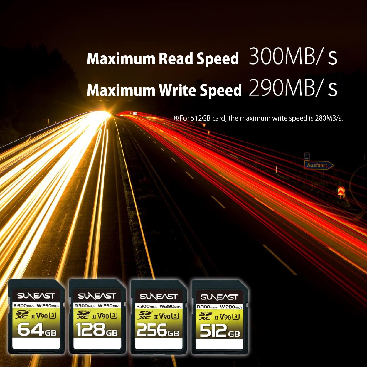 SUN EAST ULTIMATE PRO SDXC 256GB V90 【公式通販】