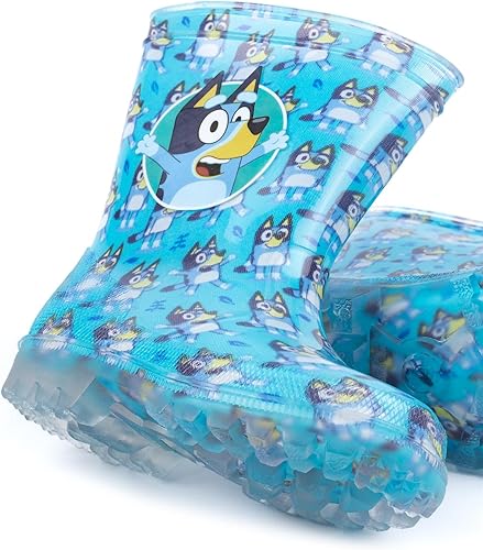 Miniatura 4 de Bluey Botas Wellington Wellington para niños pequeños con personaje de cachorro de lluvia azul