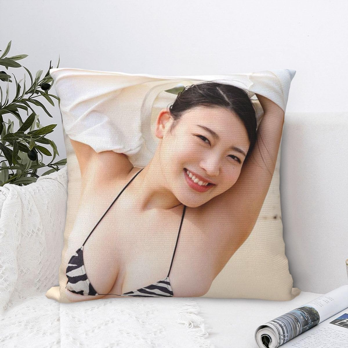 Amazon｜枕カバー風吹ケイ (6) 抱き枕カバー クッションカバー 装飾枕