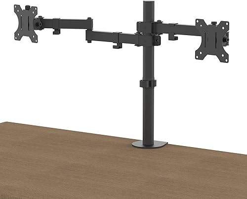 Miniatura 8 de Stand Up Desk Store - Soporte convertible para laptop y monitor, soporte para monitor (monitor negro, monitor de 13" a 32", hasta una computadora