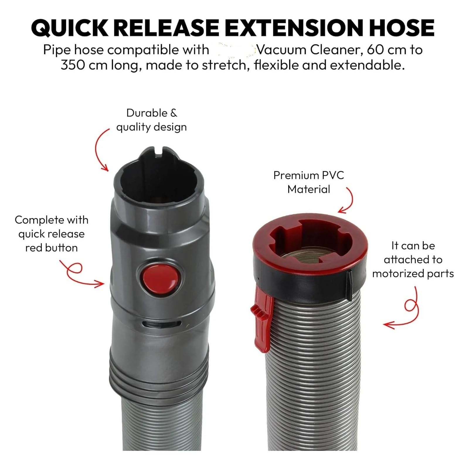 Tubo di Estensione per Aspirapolvere, Compatibile con Dyson