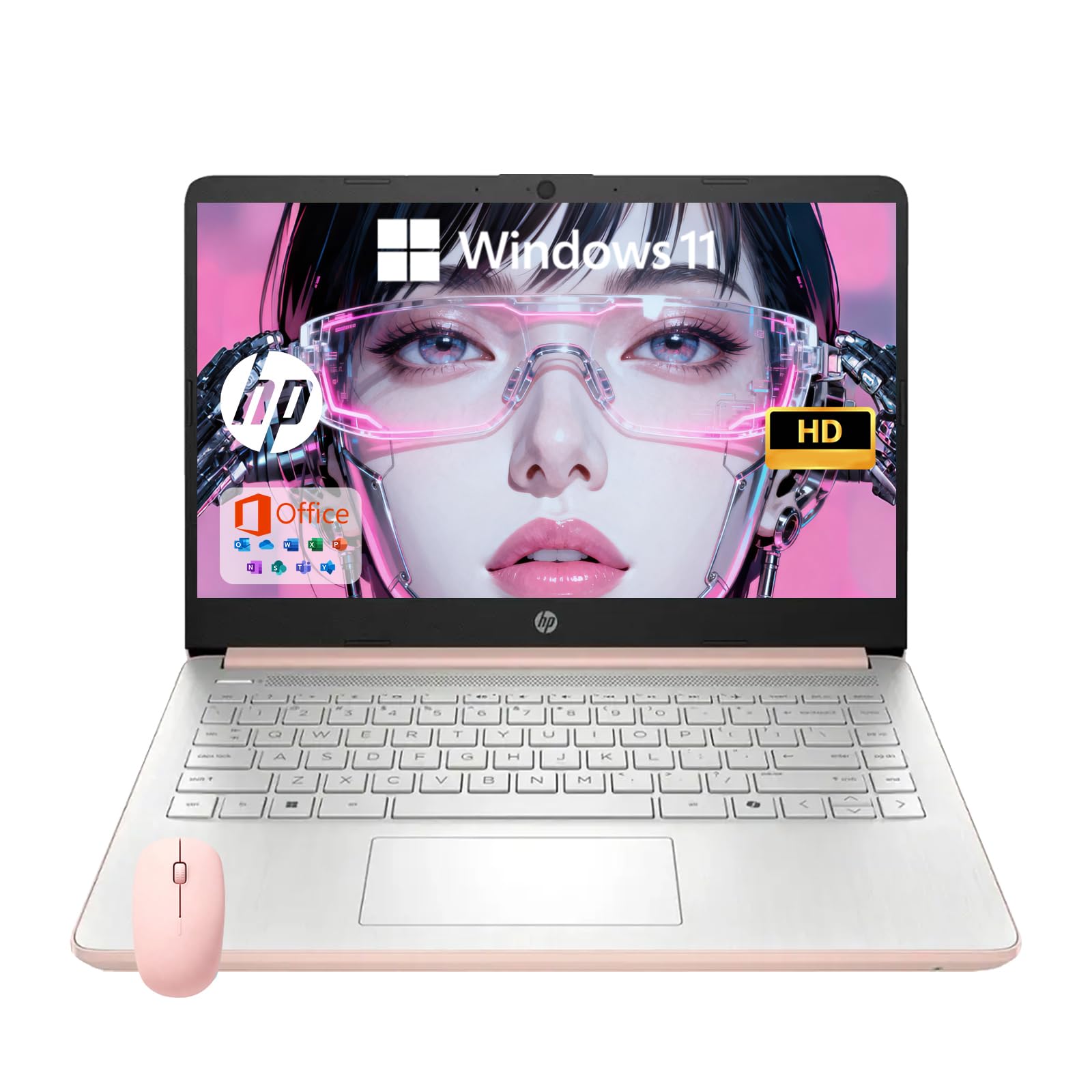 Amazon.co.jp: HP 14インチ ノートパソコン 学生ビジネス、Microsoft