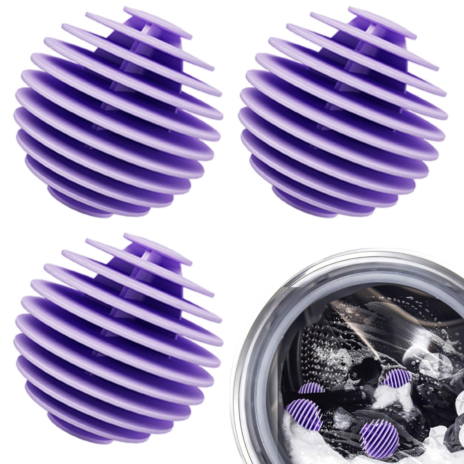 Veeteah Laundry Balls For Washing Machine - Machine Ball Soft Washing Balls Anti-Winding - Reusable Laundry Dryer Balls, Flexible Softener Ball For Cleaning, Washing Machine And Quick Drying