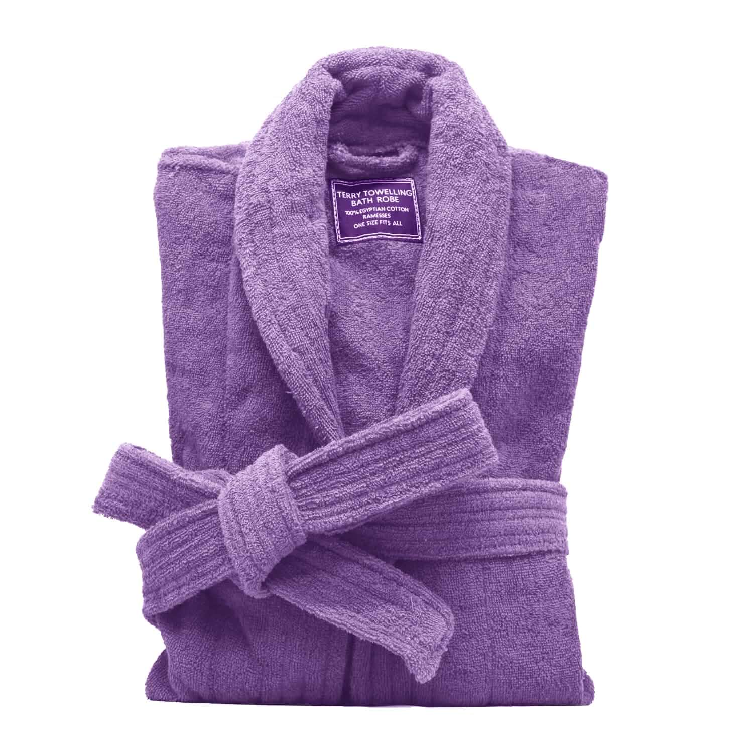 MarquessAll-Cotton Bathrobe Thick Plush Cloth Housecoat Terry Toweling, Sweat Steaming Clothes Comfortable & Warm Solid
