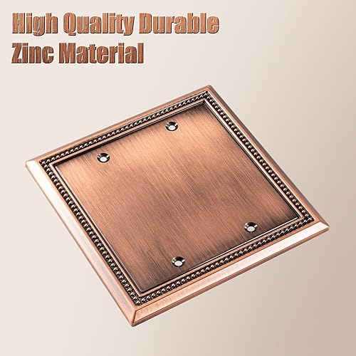 Vista 77 de Henne Bery Sunken Pearls - placa decorativa de pared para interruptor (Palanca simple, 2 unidades, níquel satinado)