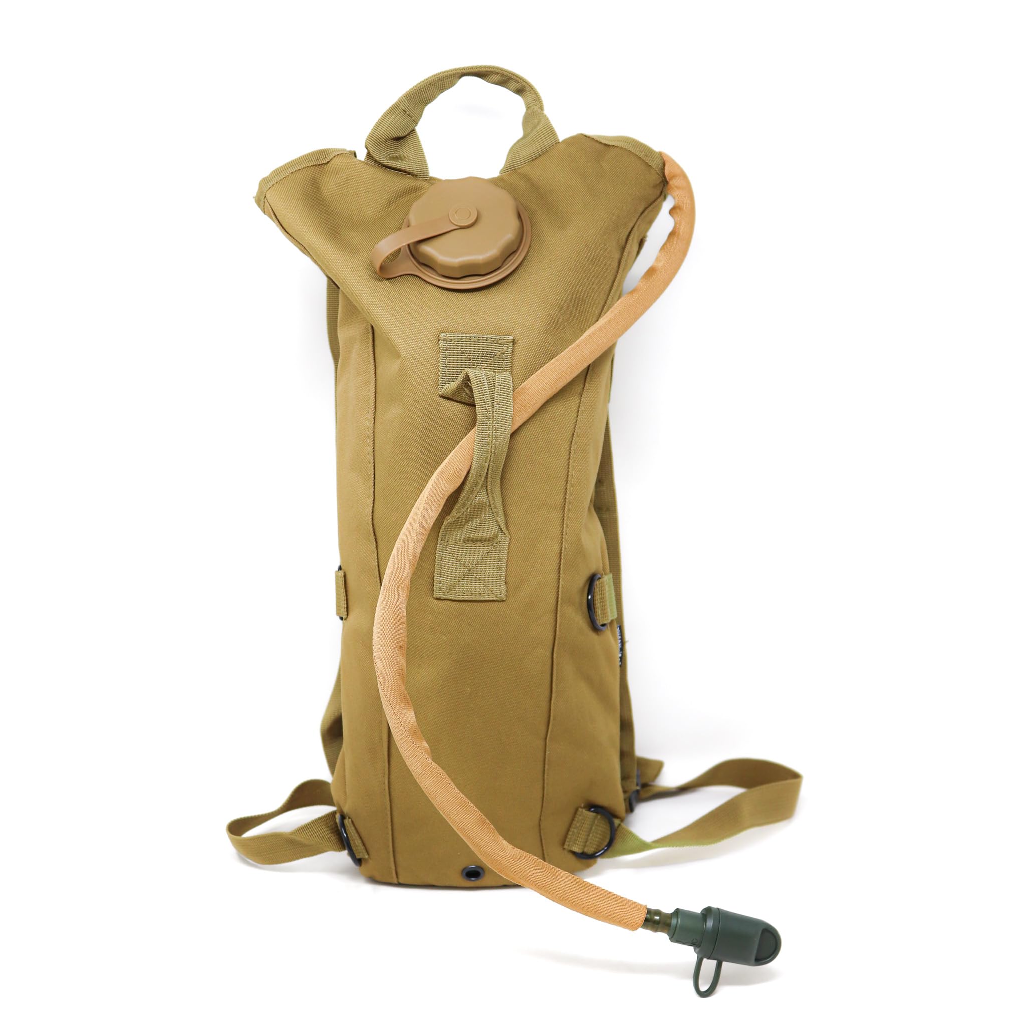 M MCGUIRE GEAR Zaino per l'idratazione, con sacca idrica, zaino da trekking in nylon impermeabile con sacca d'acqua, zaino per corsa, ciclismo e ciclismo