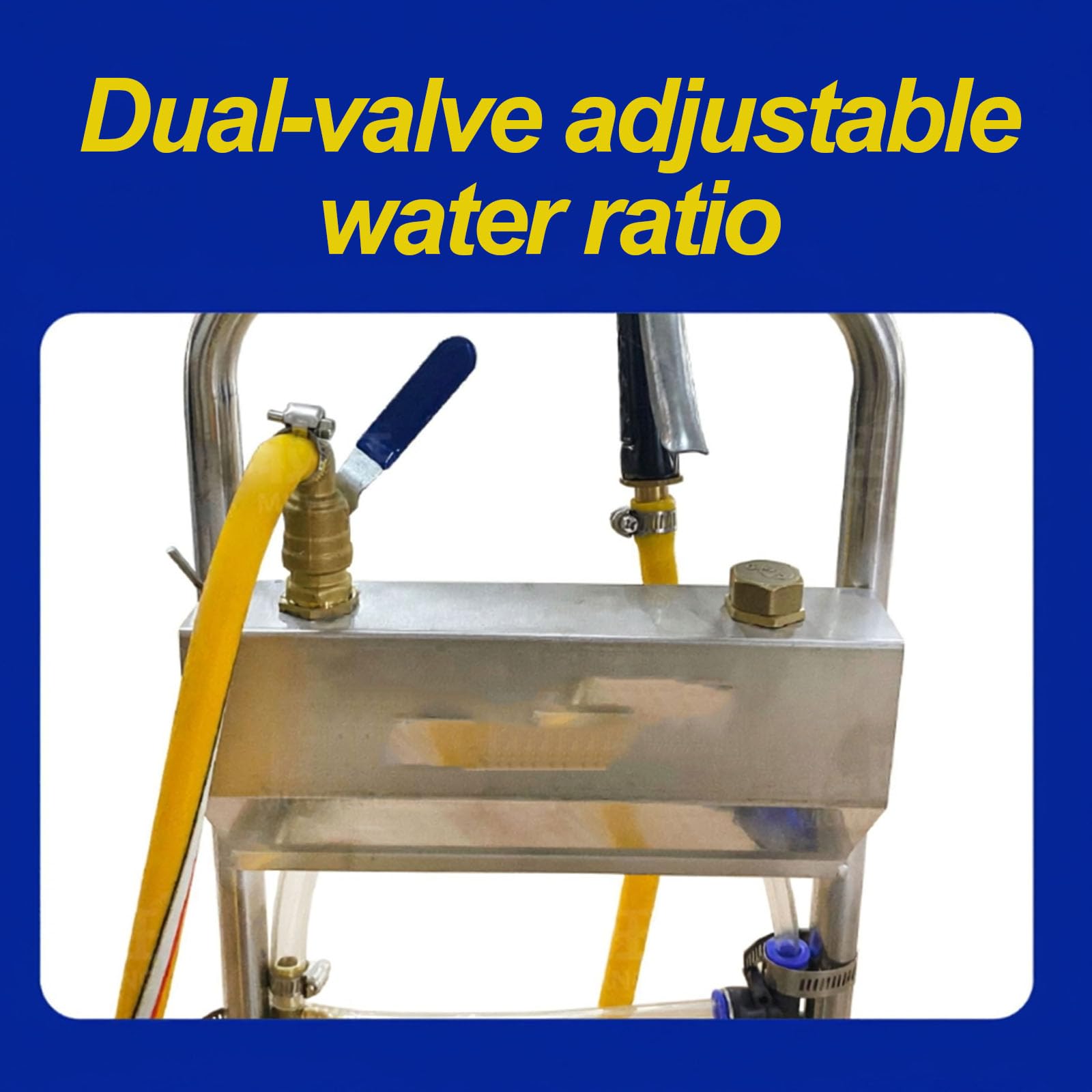 Lavadora De Botas Para Ganado, Cepillo Rascador De Acero Inoxidable Para Zapatos Y Calzado Con Manguera De Agua Larga Y Pistola Rociadora, Limpieza Integral De 360°, Interruptor De Válvula Doble,