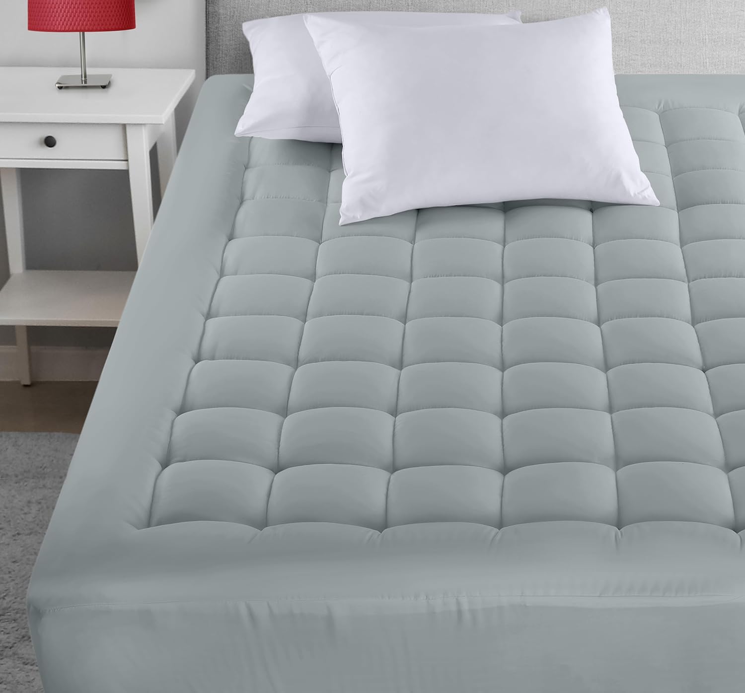 Utopia Bedding Queen Mattress Pad, Quilted Fitted Premium