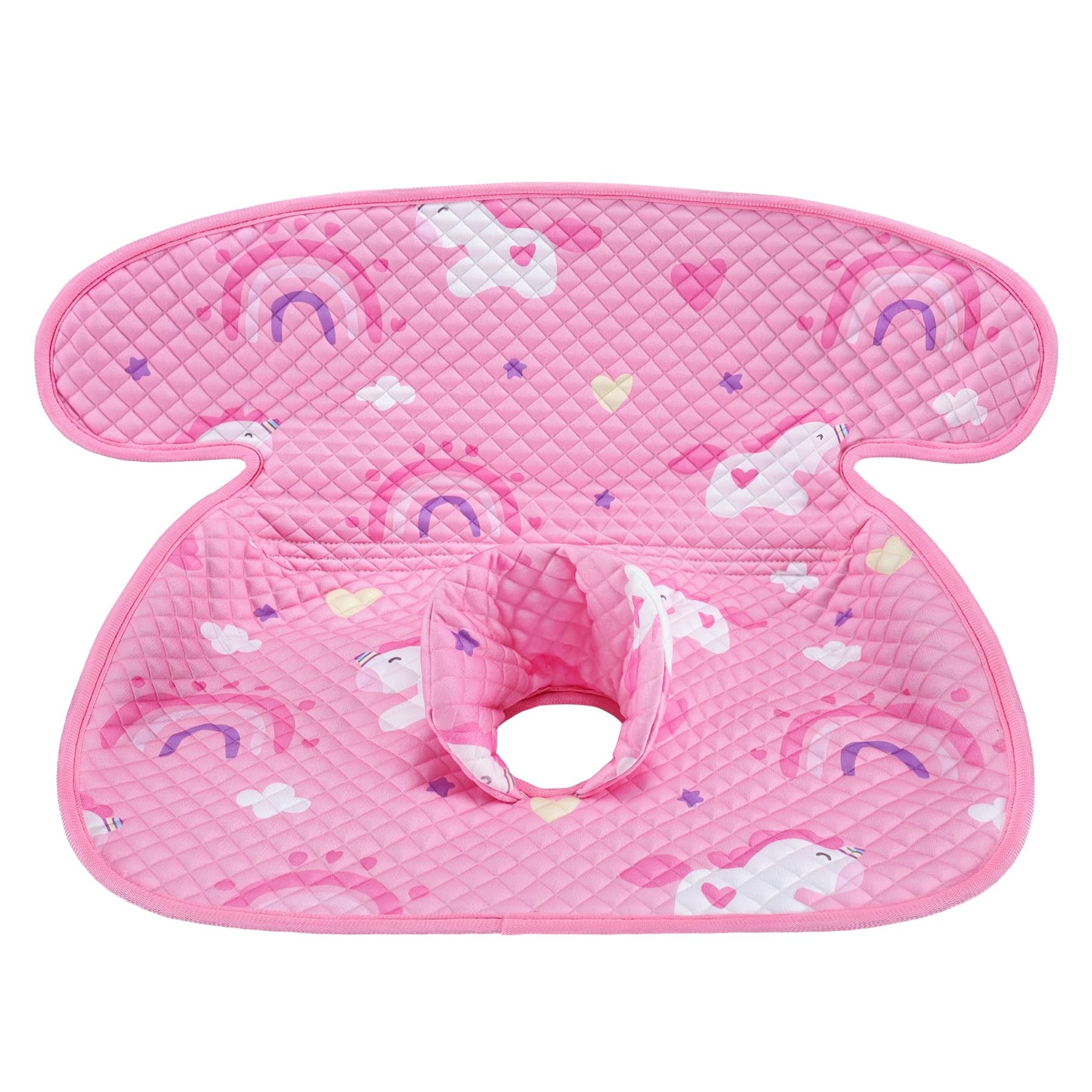 Babenest Potty Training Car Seat Protector Cover, Waterproof Piddle Pad and Dry Seat for Toddlers, Baby and Infants, Universal Soft Carseat Liner for Travel Carseats Strollers (Pink, 1 PCS)