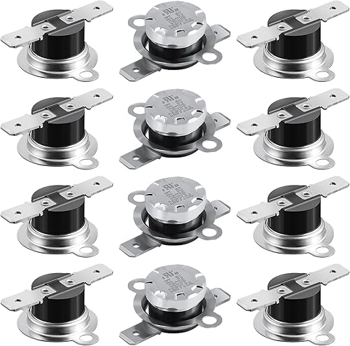 Interruptor térmico UL KSD301 de 125 V 16 A, apagado de circuito a 122.0 F122 F y encendido a 104.0 F104 F termostato de microondas normalmente