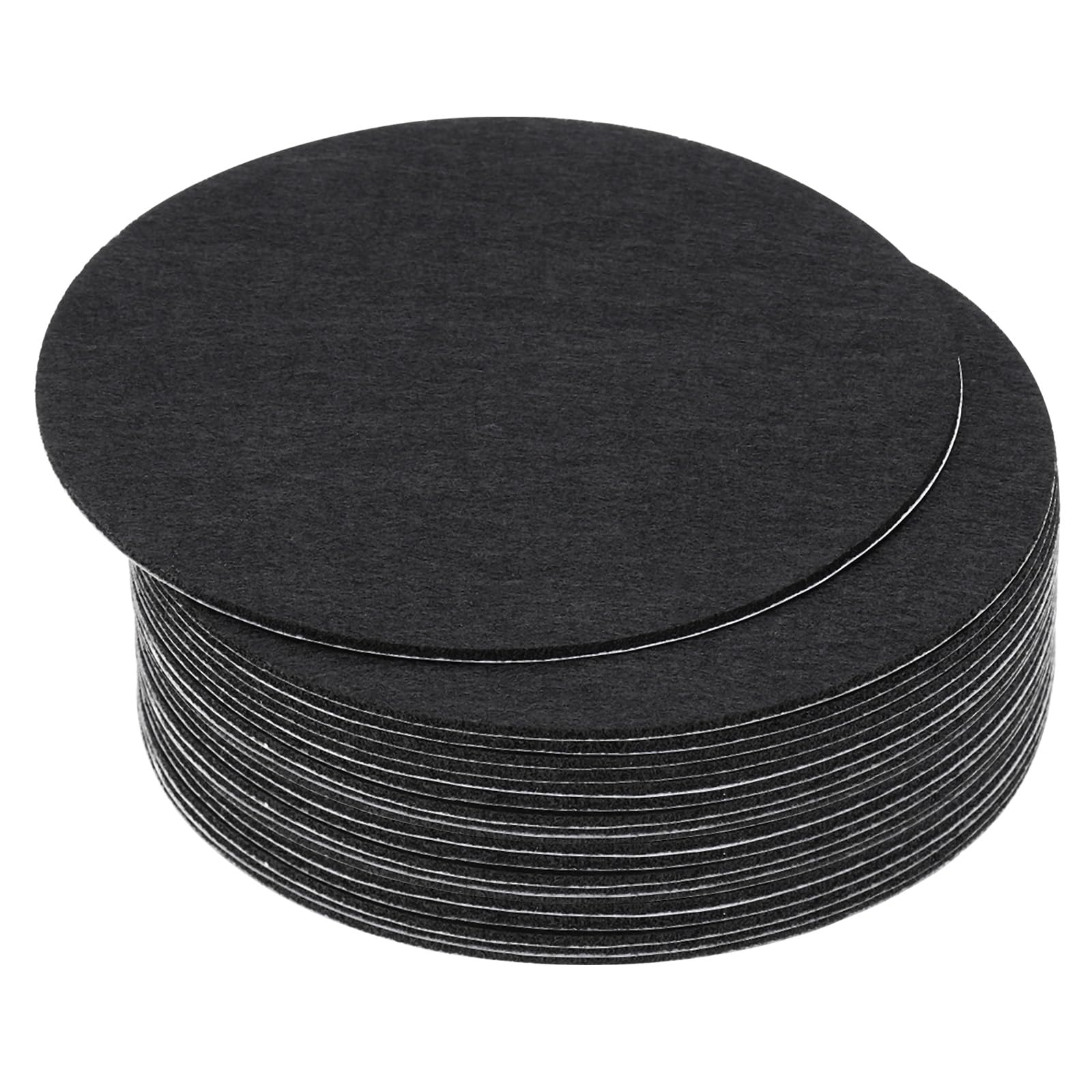 PATIKIL 6.5 Inch Diameter Lamp Base Felt, 20Pack 2mm Thickness Round Soft Adhesive Non-Slip Anti-Scratch Backed Felt for Lamp Furniture DIY Craft,