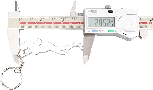 Miniatura 3 de SWATOM Llavero de aleación de aluminio con forma de niña 6 piezas