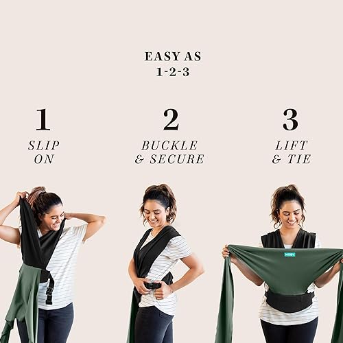 Vista 34 de MOBY Petunia Pickle Bottom Easy Wrap - Ojal negro