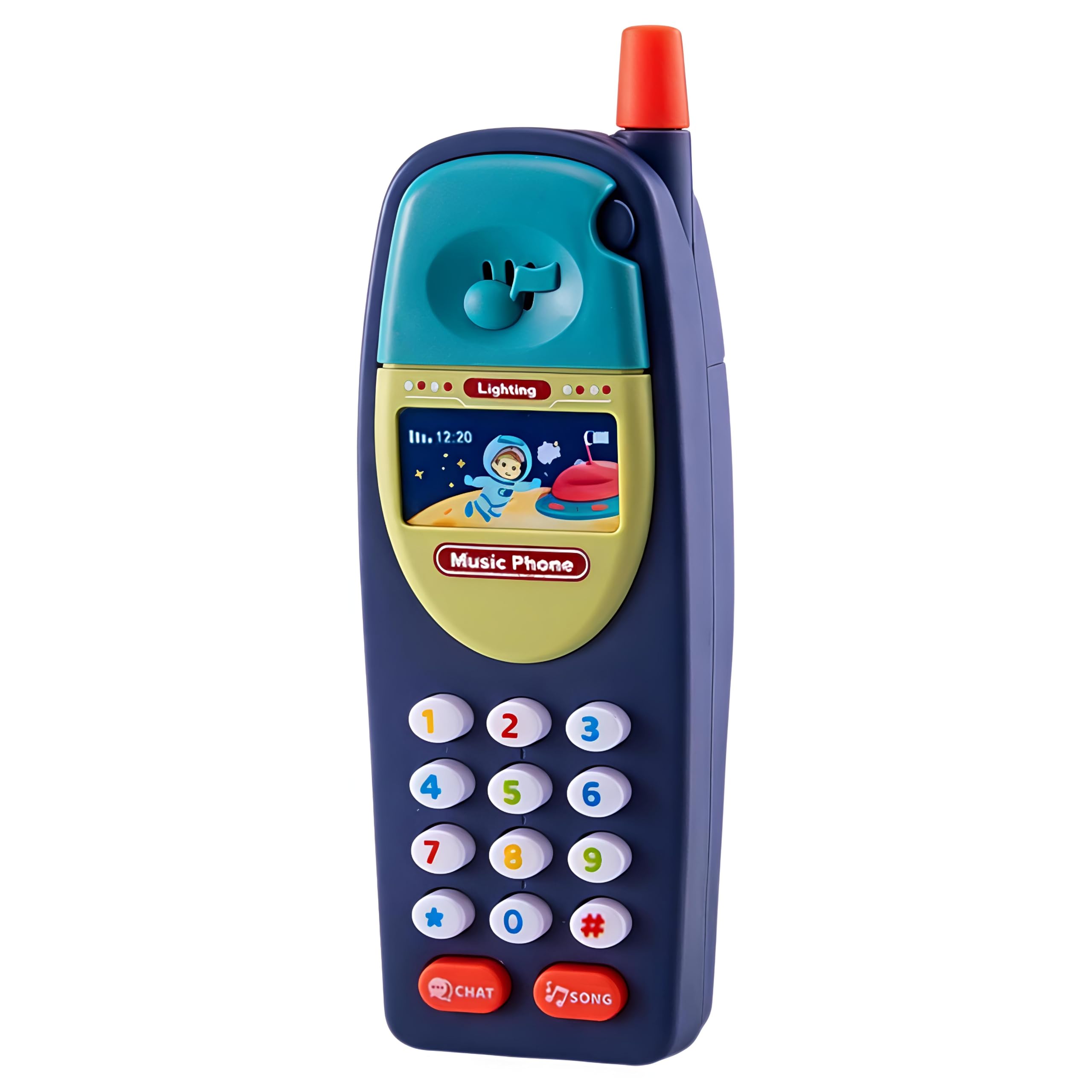 FunBlast Cartoon Musical Mobile Phone for Kids, Mobile with Light & Sound Toys for Babies | Educational Toys for Kids 3+ Years/Boys/Girls-1 Unit (Blue-A)-picture-25