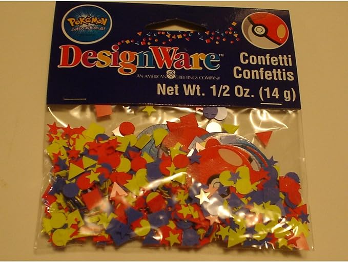 Pokemon Confetti Party Supply 12 Packages Bulk Home & Kitchen
