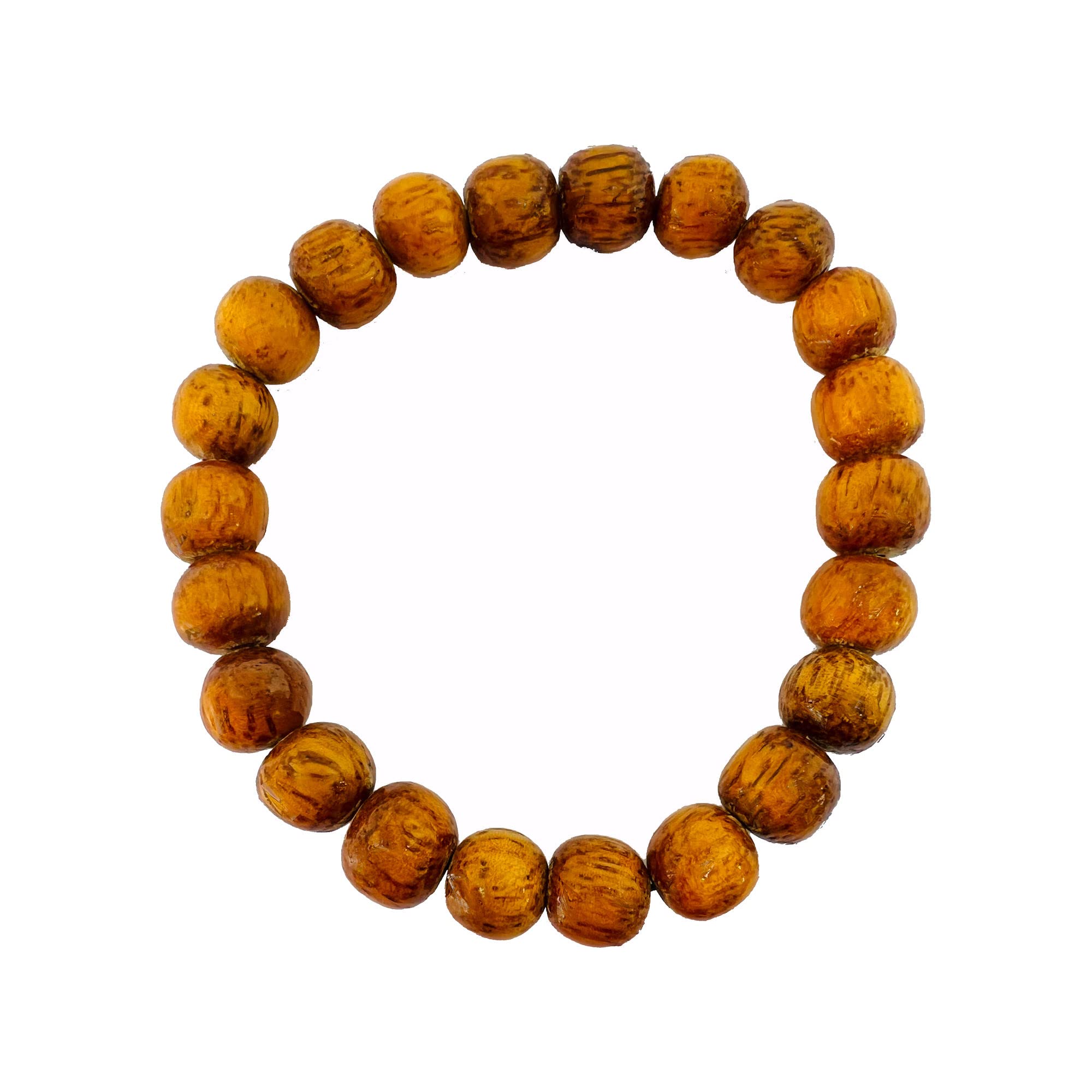 Zero Gravity Hawaii Hawaiian Jewelry Handmade Hawaiian Koa Wood 8mm Small Bead Elastic Bracelet