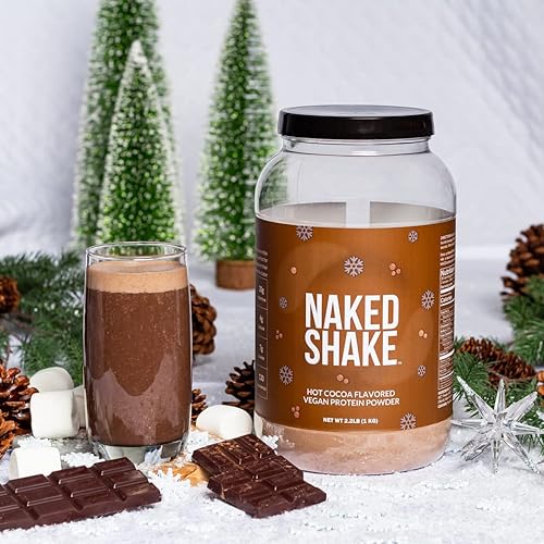 Miniatura 8 de NAKED Shake - Batido de Proteína de Cacao Caliente - Polvo de Proteína a Base de Plantas con Aceite Mct - Sin Gluten, Sin Soja, Sin OGM ni