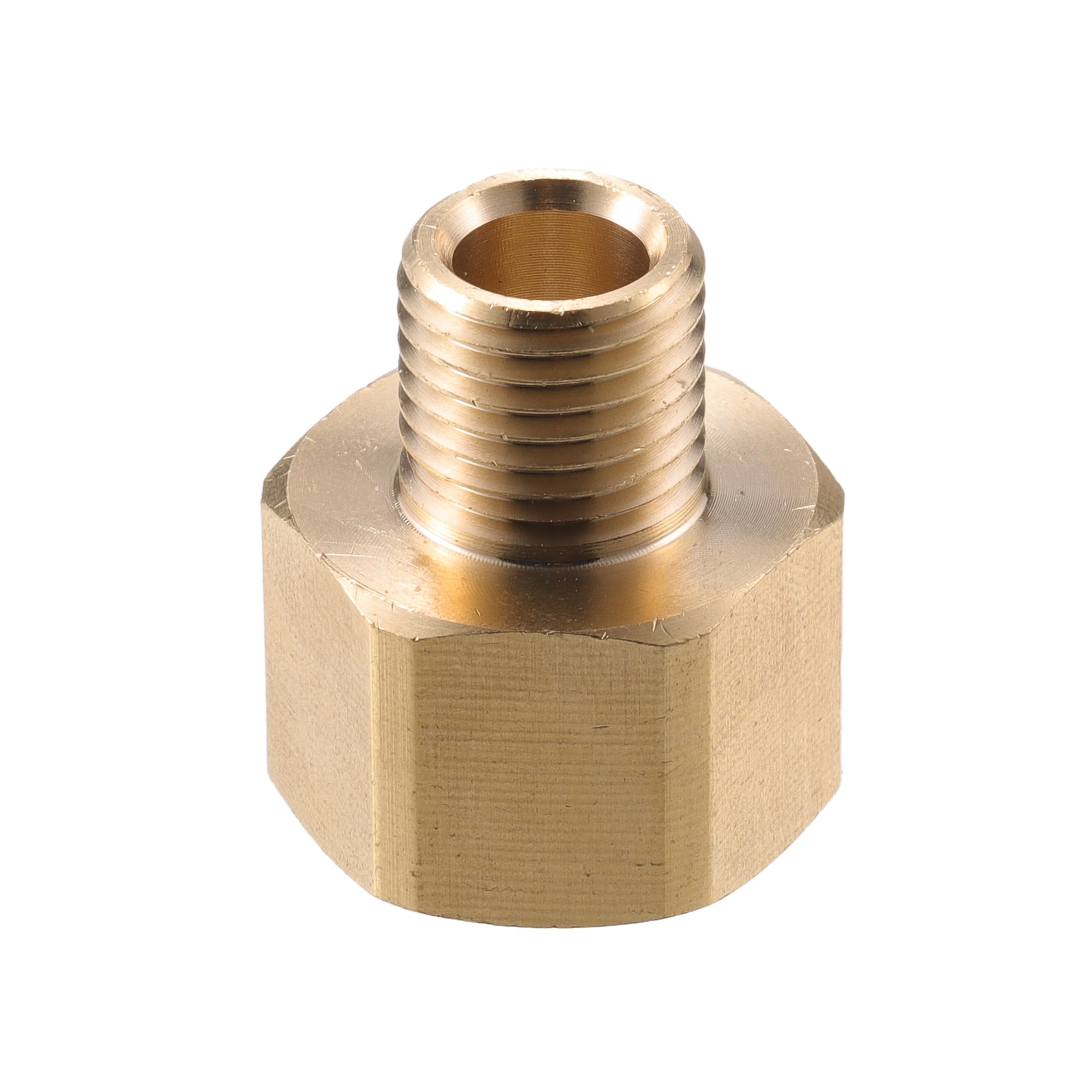 VekAuto Pressure Washer Connector, M22x1.5 to 9mm M14x1.5 Male and Female Adapter Brass Screw Hose Connector Universal for Pressure Washer Brass Copper Tone