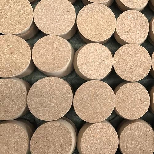 Miniatura 4 de Tapón cónico de corcho para botella de vidrio, tapa de tarro de vidrio, tapones de madera de gran tamaño (2 piezas, diámetro 4.7-4.1 pulgadas4.7-4.1