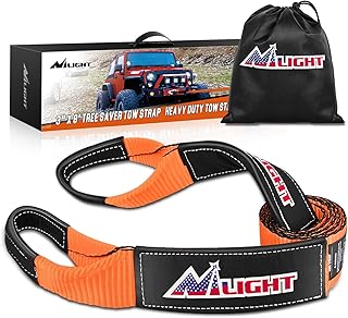 Nilight Tree Saver Tow Strap - Heavy Duty