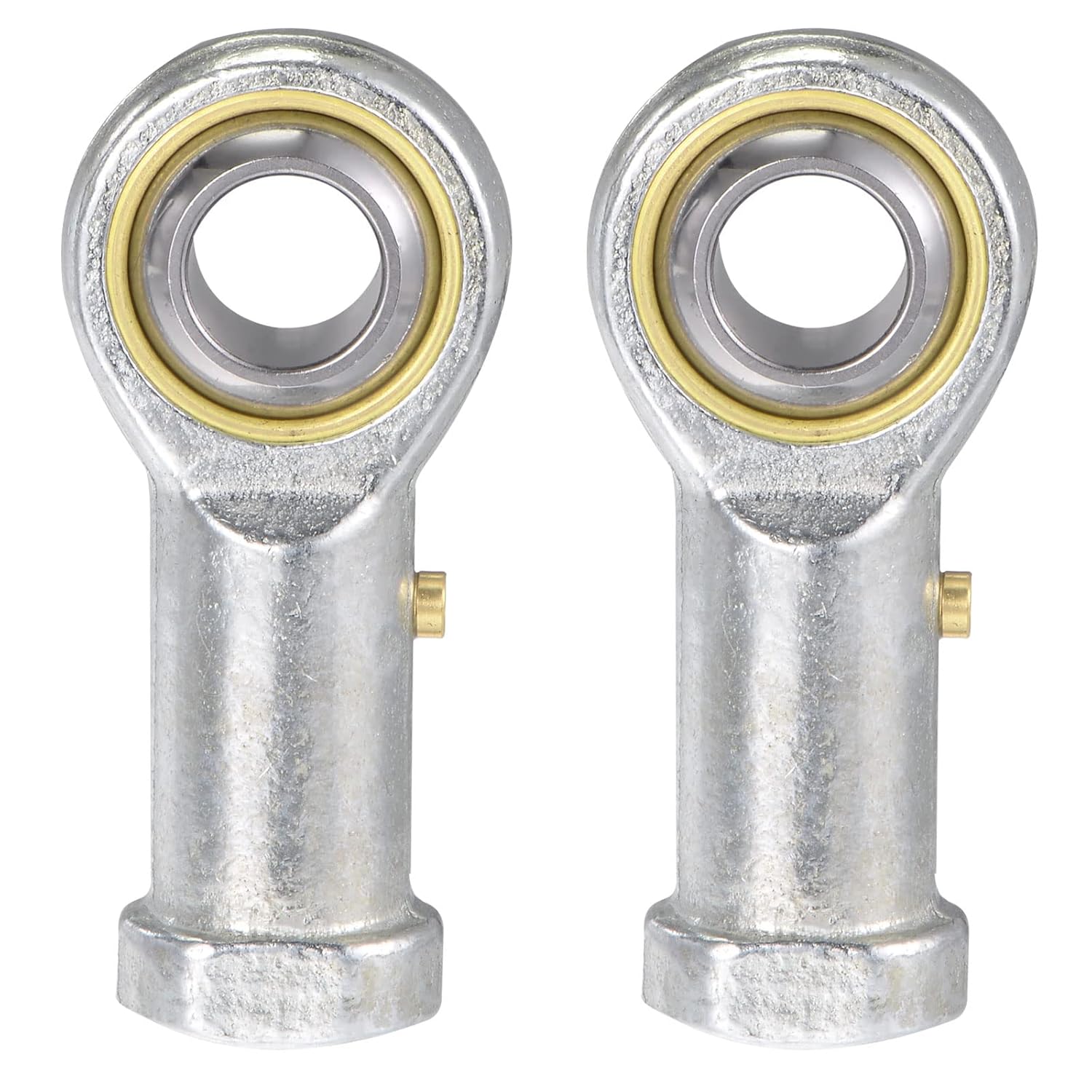 uxcell 2pcs PHS14 Spherical Rod End Bearing 14mm Bore Self-Lubricated Joint Bearing M14x2.0 Left Hand Female Thread Connector