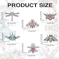 Vista 5 de Piececool Rompecabezas 3D para Adultos, 6 piezas/lotes Broches con Temática de Insectos Modelos de Metal Kits de Construcción, Interesante Conjunto