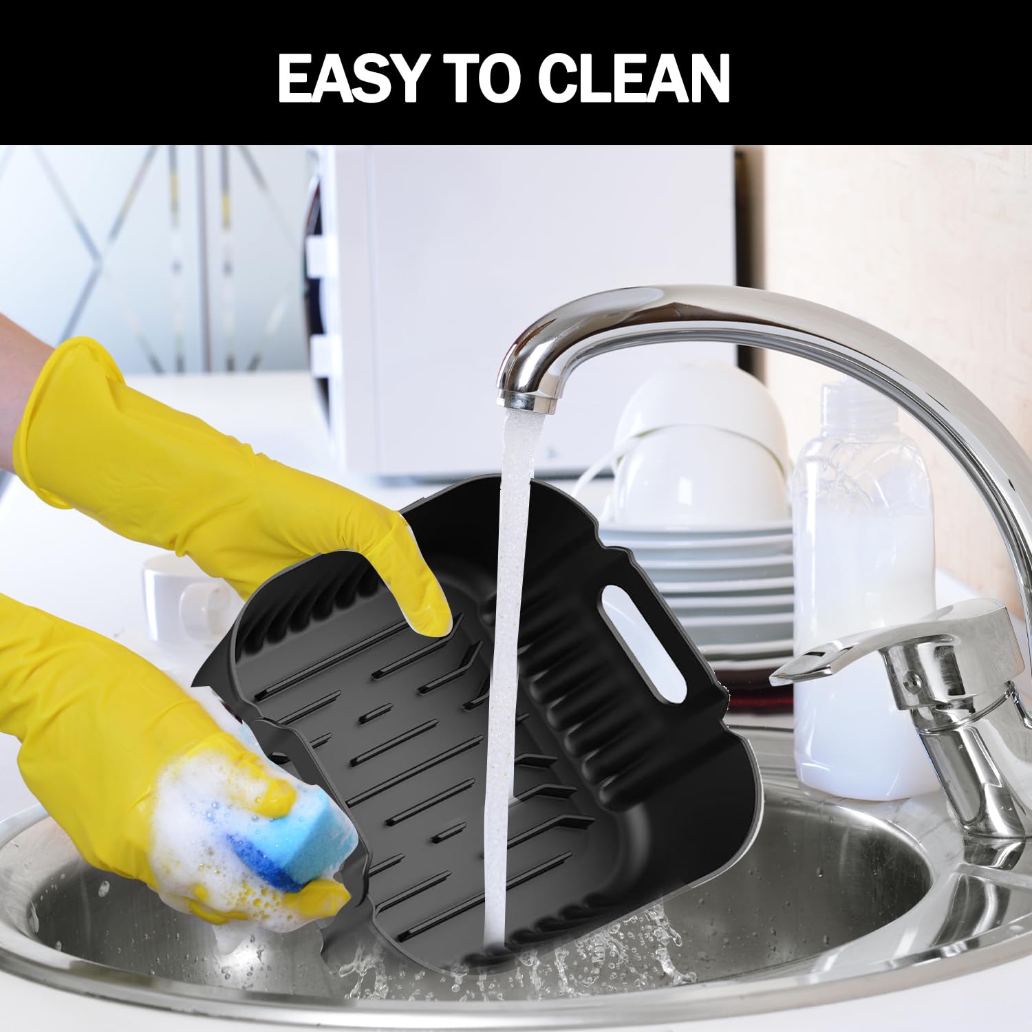 2x Airfryer Silikonform Für Ninja CRISPi - Wiederverwendbare Einsätze