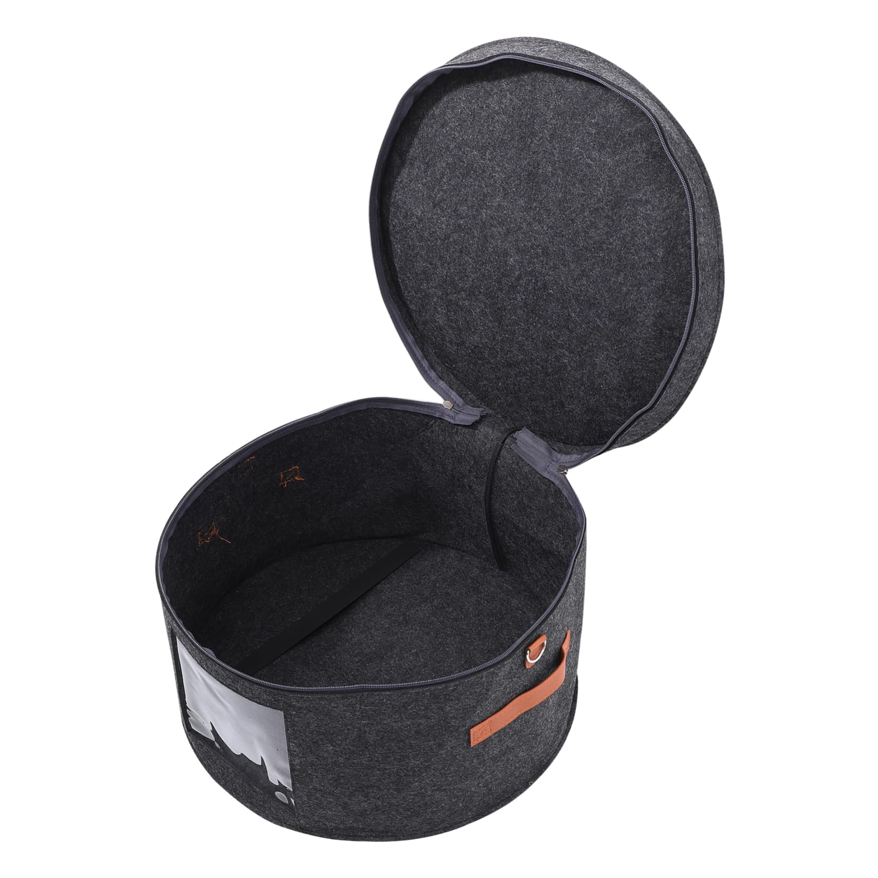 Alipis Vintage Hat Box Storage Round Hat Carrier Case for Women Men Xcm Large Capacity Lids for Travel